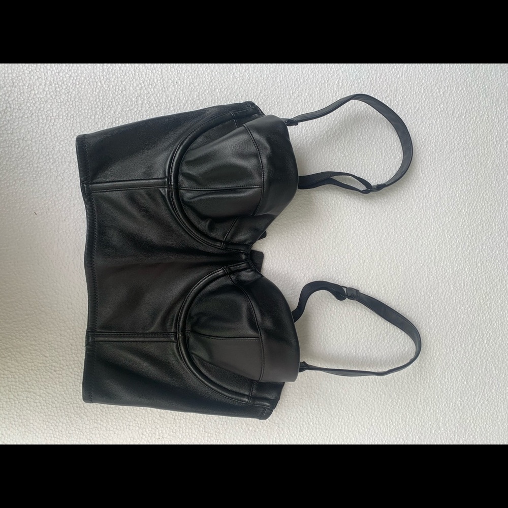 VS leather corset top SOLD